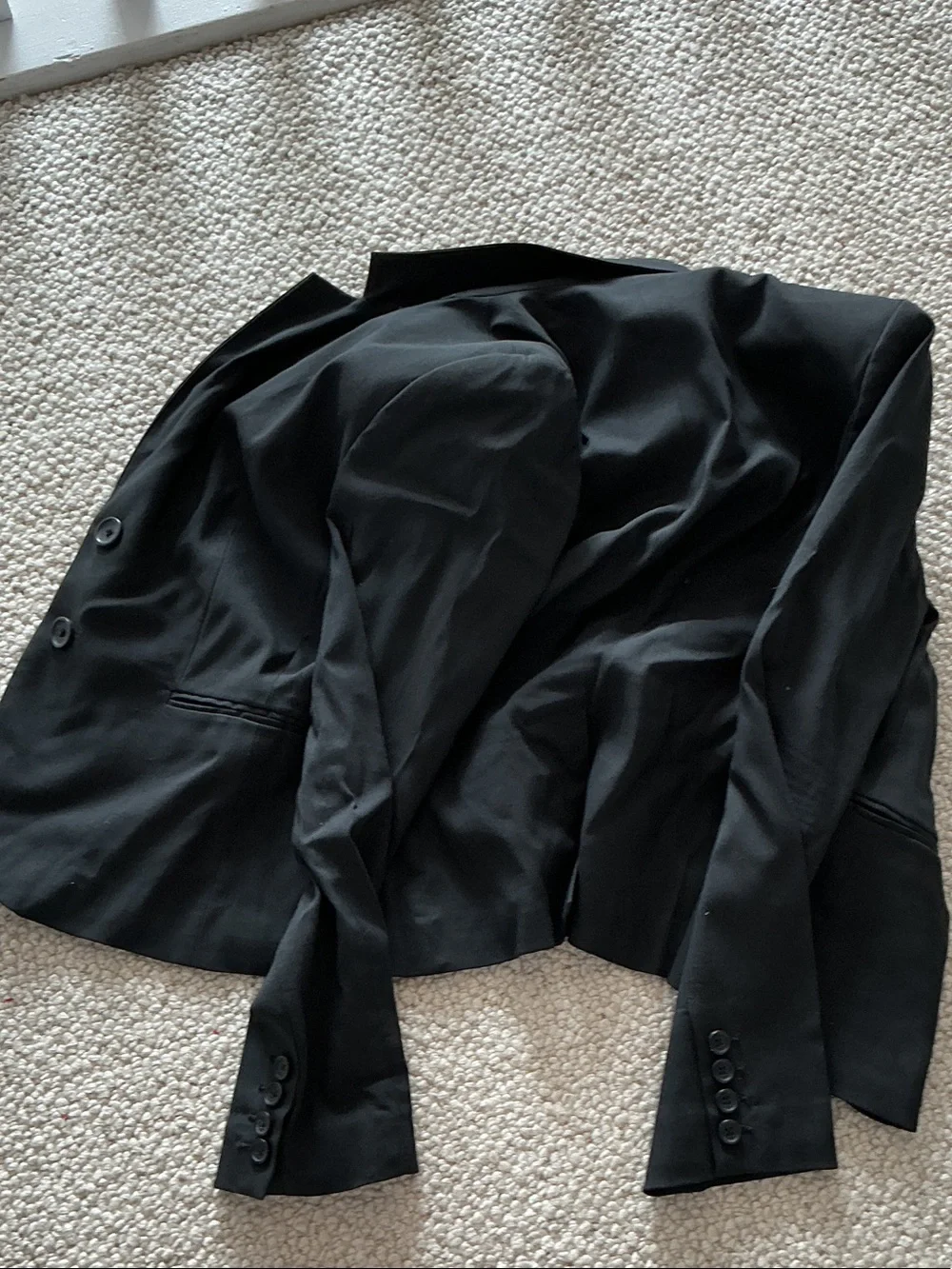 Express Black Women's Tailored Two-Button Blazer